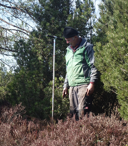 Versenkte Moorsonde
